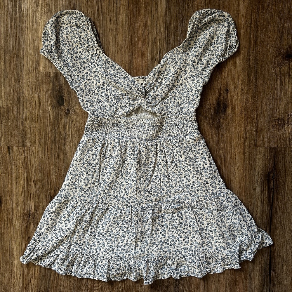 American Eagle Outfitters Blue Floral Dress